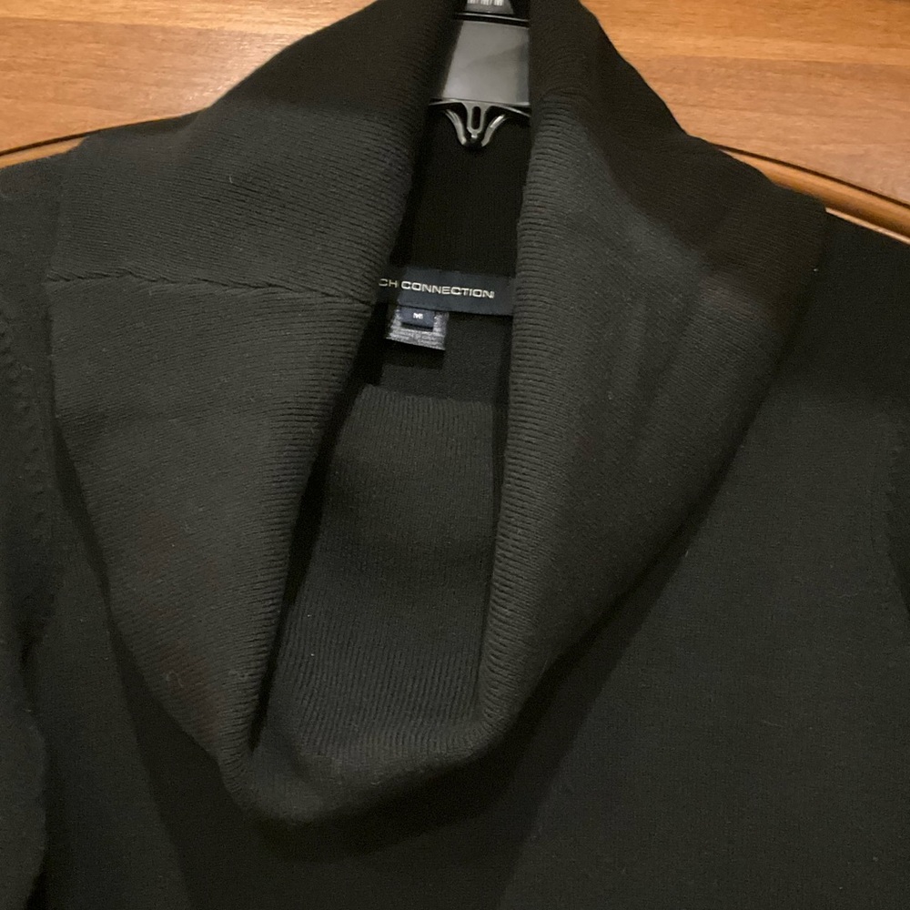 French Connection black cowl neck sweater